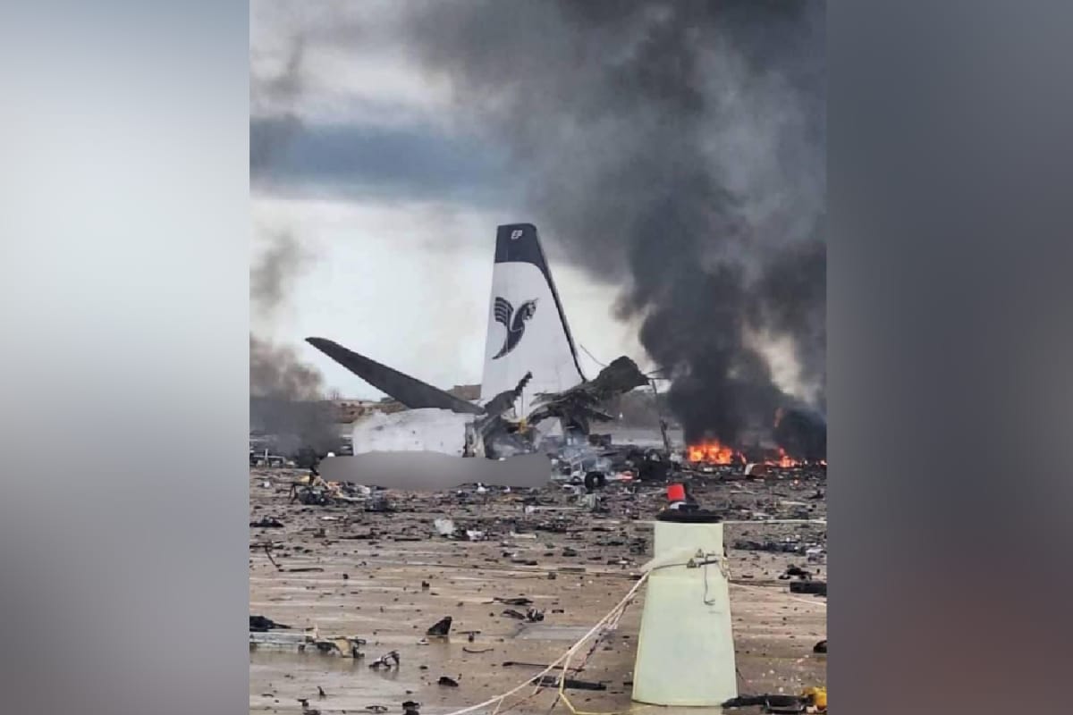 Passenger Plane In Iran’s Bushehr Airport Destroyed In US-Israeli Strikes