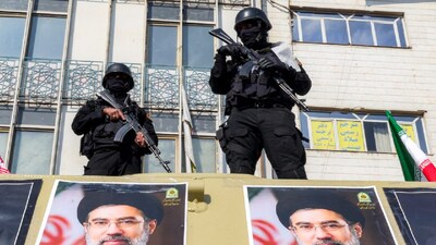 US-Israel-Iran War LIVE: Security forces deploy to guard a rally in support of Iran's new Supreme Leader at Enghelab Square in central Tehran. (IMAGE: AFP)
