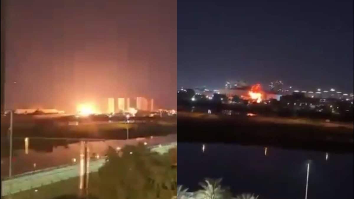 Fire, Smoke, And Blasts: Baghdad Under Fire As Iranian Drones Target US Embassy | Video