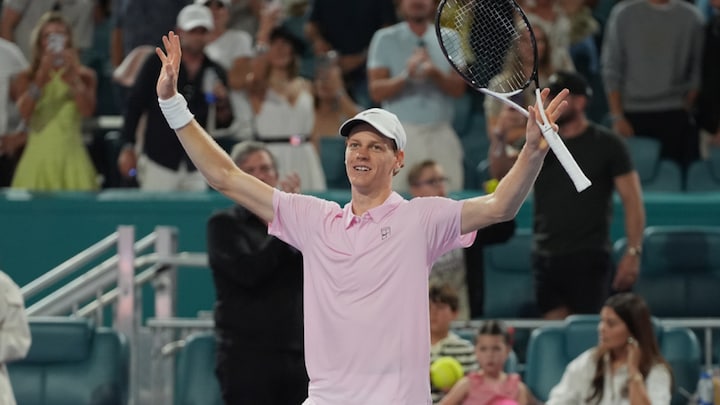 Jannik Sinner Defeats Alexander Zverev to Book Miami Open Final Against Jiri Lehecka