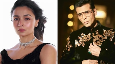 Karan Johar praises Alia Bhatt during the announcement of her next production, Don't Be Shy.