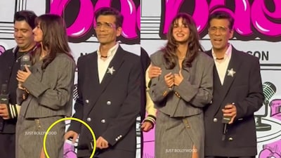 A resurfaced video of Karan Johar patting Ananya Panday has sparked debate online, with netizens calling the moment ‘uncomfortable’.