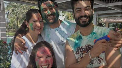 Katrina Kaif, Vicky Kaushal Celebrate First Holi with Son Vihaan; Fans Awe at New Mom's Glow