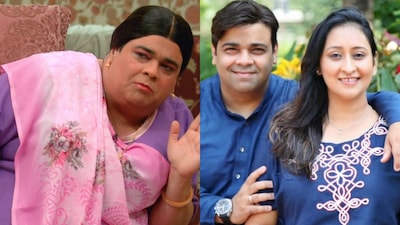Kiku Sharda's wife finds his female roles amusing. (Photos: Instagram)