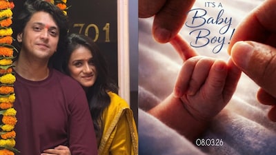 Kinshuk Vaidya and Diiksha Nagpal welcome their first child, a baby boy.