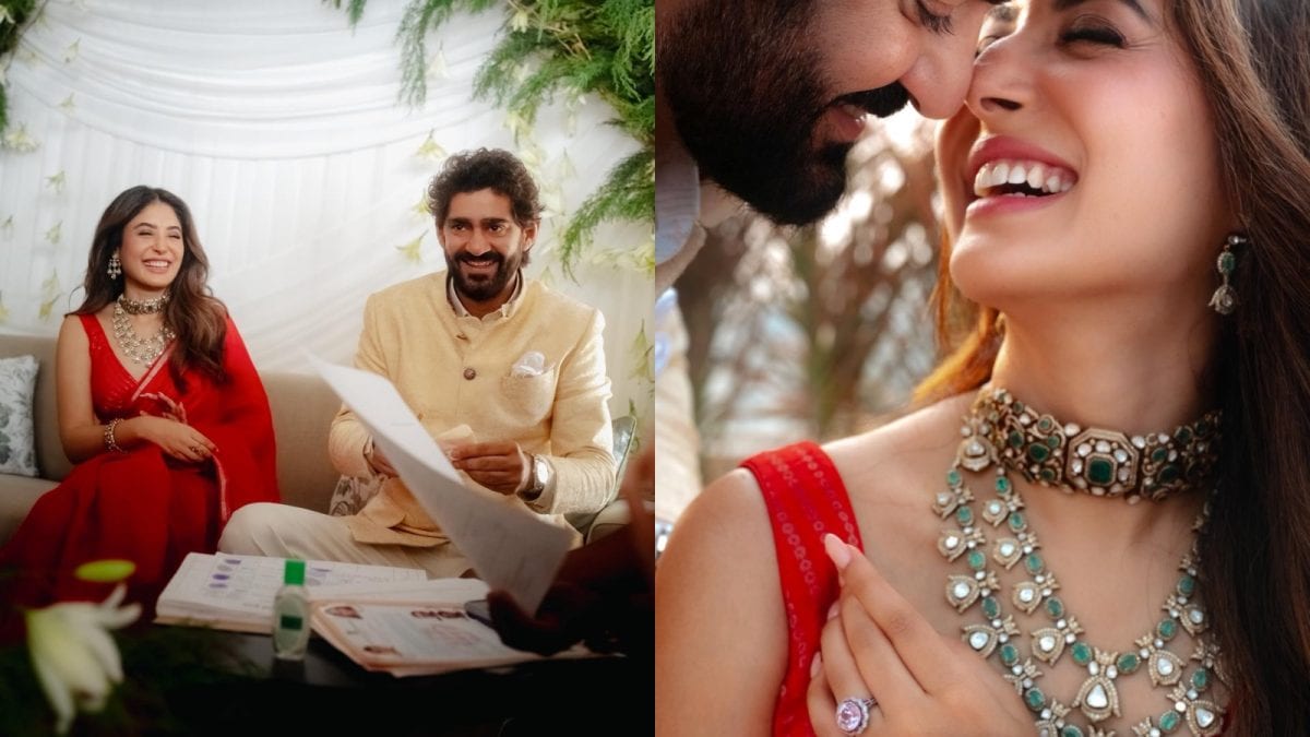 Kritika Kamra Marries Gaurav Kapur In Intimate Wedding; Couple’s First Pics As Newlyweds Out | Bollywood News