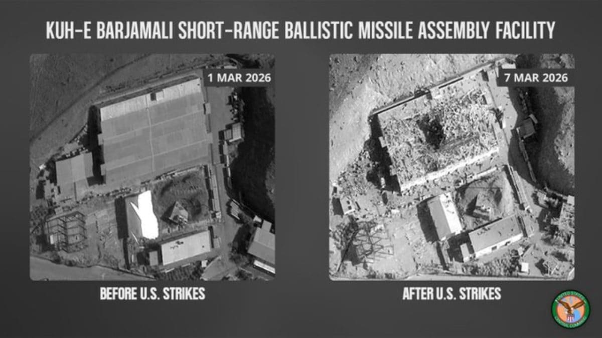 US Claims Strikes Disabled Iran Missile Factory, Qom Drone Facility; Video Shows Destruction