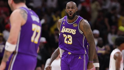 Lakers' LeBron James (AFP)