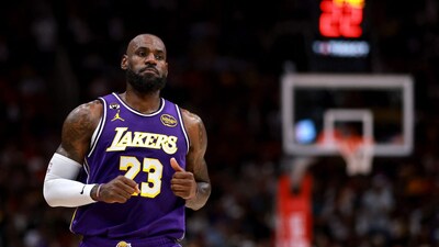 Lakers' LeBron James (AFP)