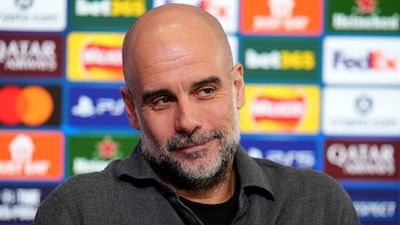 Man City boss Pep Guardiola (AP)
