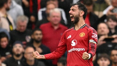 Manchester United's Bruno Fernandes (AFP)