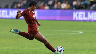 Manisha Kalyan of the Indian Women's Football Team (AFP)