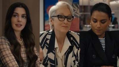 Anne Hathaway, Meryl Streep and Simone Ashley in The Devil Wears Prada 2 teaser.