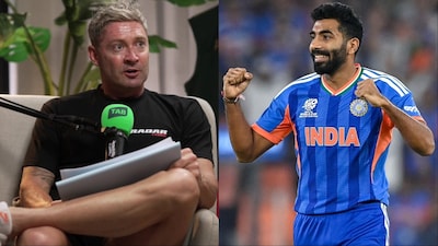 Michael Clarke makes bold Jasprit Bumrah prediction for T20 World Cup 2026 final. (Picture Credit: AFP)