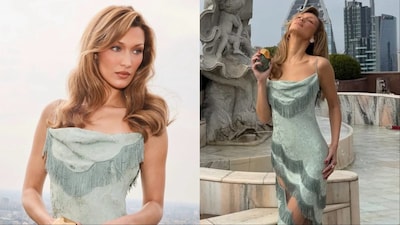 Bella Hadid was styled by Mimi Cuttrell. 