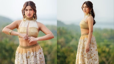Bhumi Pednekar was styled by Nidhi Jeswani. 