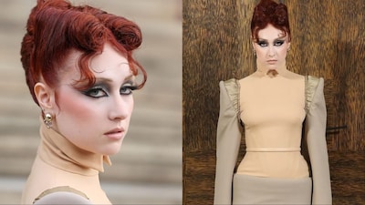 Chappell Roan brings bold glamour to the Mugler Fall 2026 show in Paris.