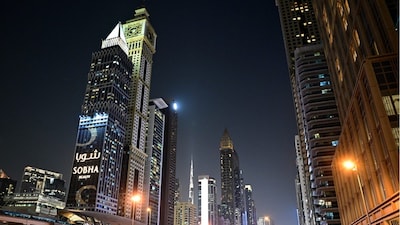A file photo of down town Dubai. (AFP) 
