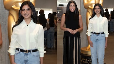 Isha Ambani met Amy Homma, the Director and President of the Academy Museum of Motion Pictures.