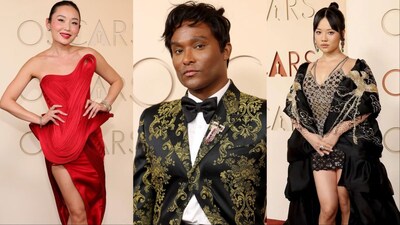 (L-R) Li Jun Li, Law Roach and Rei Ami at the 98th Oscars hosted at the Dolby Theatre in Hollywood, California.