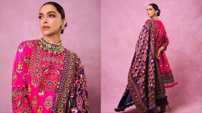 Deepika Padukone was styled by Shaleena Nathani. 