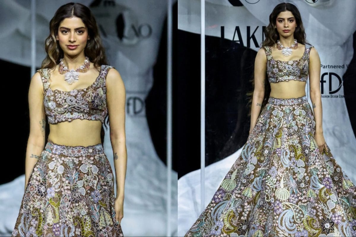 Khushi Kapoor Turns Muse For Aisha Rao’s Inter-Hana At Lakmē Fashion Week X FDCI