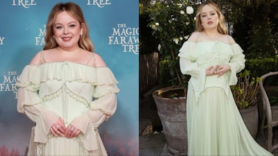 Nicola Coughlan was styled by Aimee Croysdill.