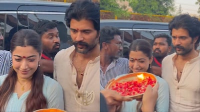 Rashmika Mandanna and Vijay Deverakonda in Anantpur