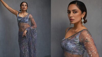 Sobhita Dhulipala redefines saree styling.