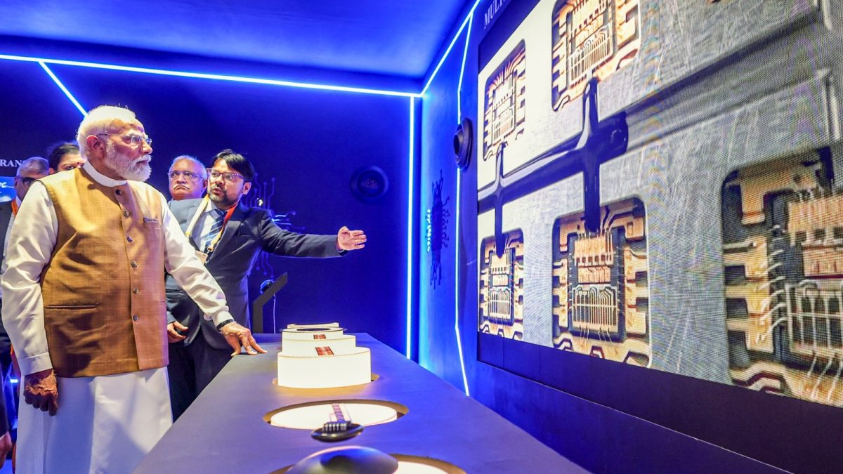 PM Modi Inaugurates Semiconductor Plant In Gujarat, Says India Becoming A Global Chip Supplier