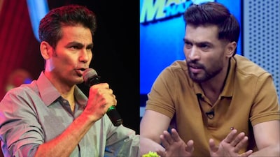 Mohammad Kaif and Mohammad Amir.(PC: PTI, X)