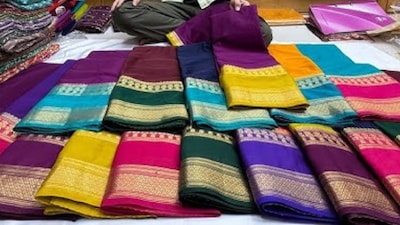 Mysuru silk sarees are widely recognised for their craftsmanship and quality. They are made from pure mulberry silk and woven with gold zari and silver threads. (Image: Youtube)