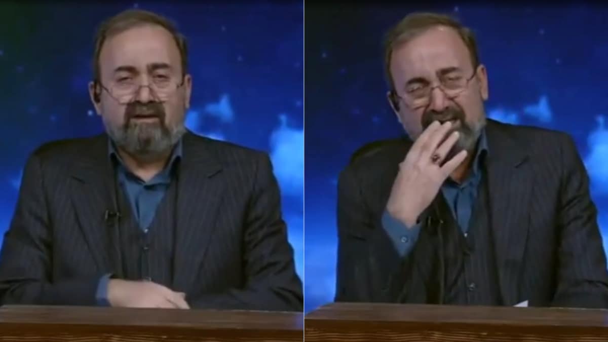 Iranian State TV Anchor Breaks Down On Air While Announcing Khamenei's Death | Video