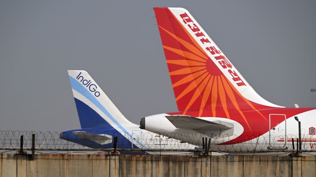IndiGo, Air India Dominate 91% Domestic Aviation Market: Centre Informs Rajya Sabha
