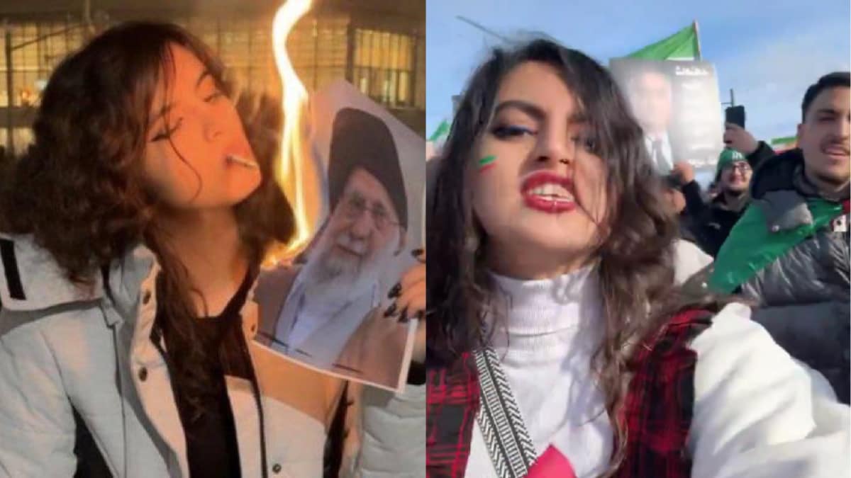 ‘We'd Dance On Your Grave’: Woman Who Lit Cigarette With Burning Khamenei's Photo Hails His Death