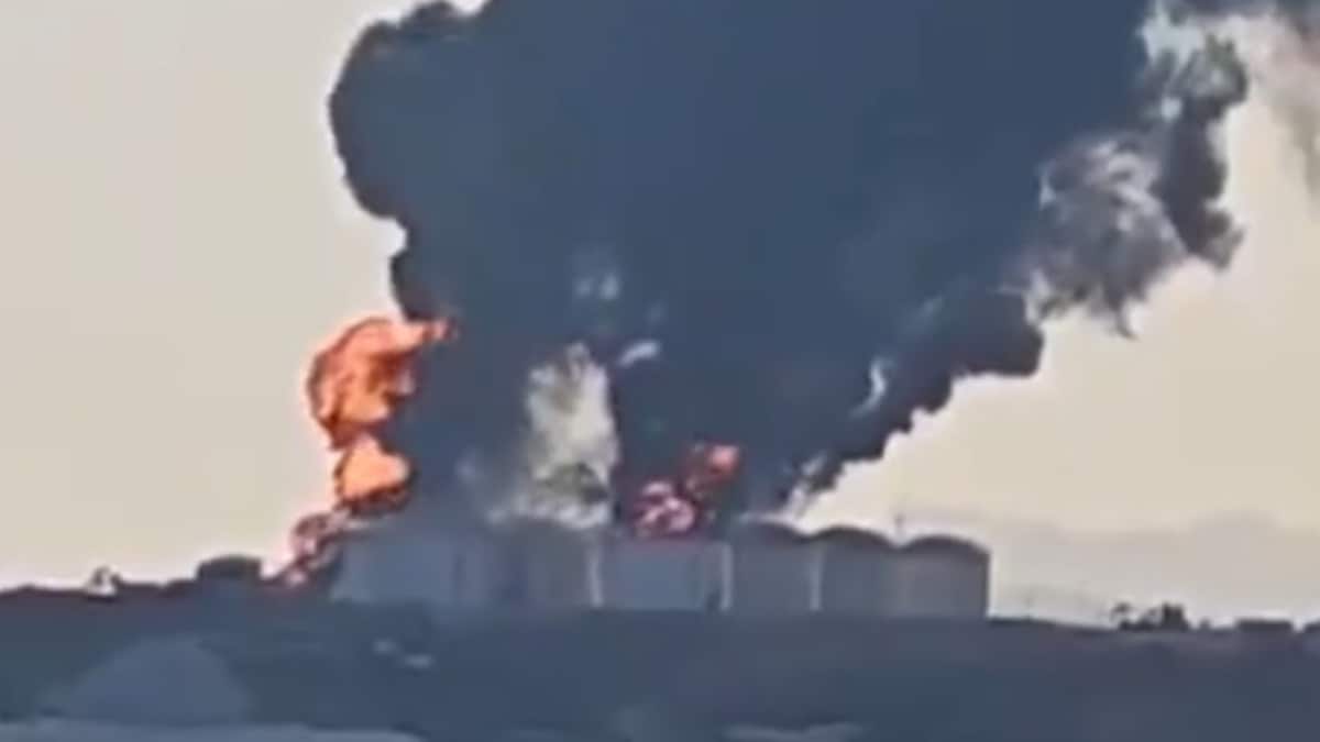 Iranian Drones Strike Oil Storage Facilities At Oman's Port Of Salalah | Video
