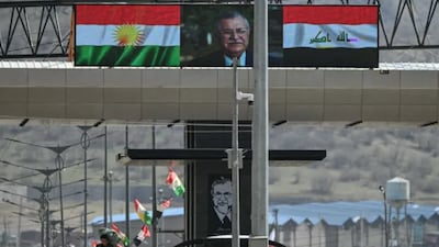The Iraq-Iran border crossing of Bashmaq near Sulaimaniyah in Iraq's Kurdish region. (Image Credit: AFP)