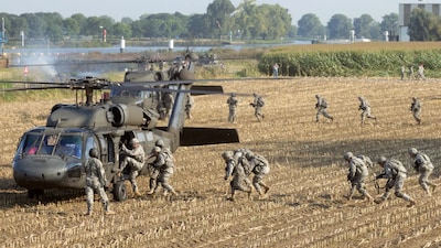 The 82nd Airborne Division, known for its rapid deployment capabilities, has been a key component of the US presence. (File image)
