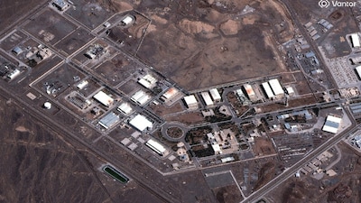 A satellite image shows the Natanz fuel enrichment complex, Iran amid the US-Israeli conflict with Iran. (IMAGE: REUTERS)