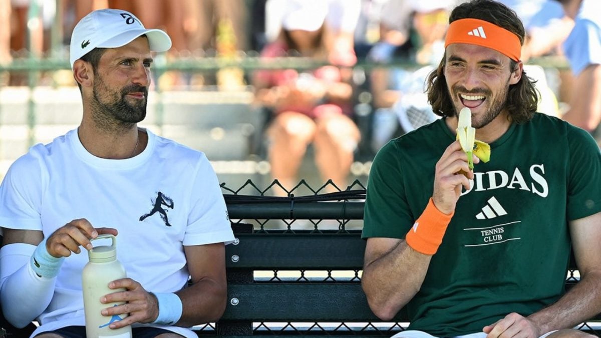 Tsitsipas Completes Rare ‘Big Three’ Link! Greek Star Teams Up With Djokovic At Indian Wells