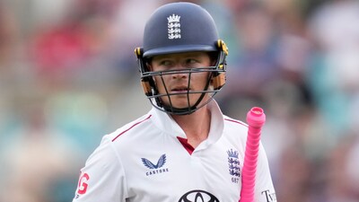 England batter Ollie Pope (PTI)