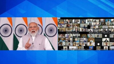 Prime Minister Narendra Modi addresses the Post-Budget Webinar titled 'Sabka Saath Sabka Vikas – Fulfilling Aspirations of People' on Monday.