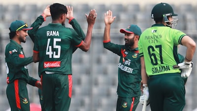 Bangladesh defeated Pakistan 2-1 in their three-match ODI series (AP)