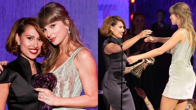 RAYE reveals the two key pieces of advice she sought from Taylor Swift, saying the pop star shared “all the tea and tips.”