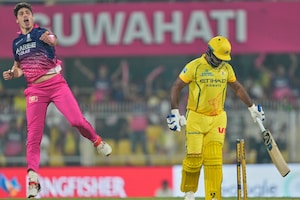 Follow RR vs CSK Live.(AP Photo)