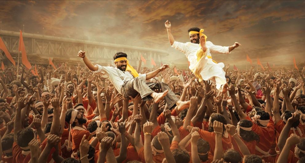 RRR (Rs 550 Crore): Featuring Ram Charan, this 2022 epic period action drama, directed by S. S. Rajamouli, combined action-packed sequences with emotional storytelling and a signature masala mix. The film also stars N. T. Rama Rao Jr., Ajay Devgn, and Alia Bhatt in pivotal roles. Its post-theatrical streaming rights were acquired by Netflix and ZEE5, further boosting the film’s popularity and reach. RRR (Rs 550 Crore): Featuring Ram Charan, this 2022 epic period action drama, directed by S. S. Rajamouli, combined action-packed sequences with emotional storytelling and a signature masala mix. The film also stars N. T. Rama Rao Jr., Ajay Devgn, and Alia Bhatt in pivotal roles. Its post-theatrical streaming rights were acquired by Netflix and ZEE5, further boosting the film’s popularity and reach.