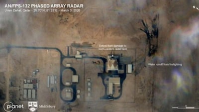 Confirming the damage to the critical infrastructure of the US military forces, satellite images obtained by Planet Labs showed signs of damage and firefighting efforts around the location. (X)