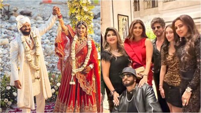 Rajat Dalal Ties The Knot With His Girlfriend; Ranveer Singh Poses With Shah Rukh Khan At Star-Studded Party