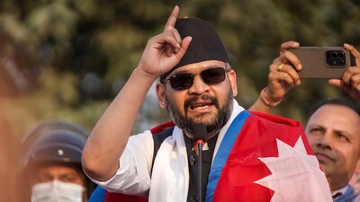 Rastriya Swatantra Party (RSP) election candidate and Kathmandu's former mayor Balendra Shah. (AFP file photo)