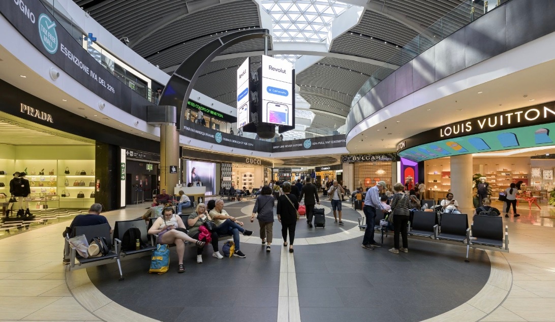  Stylish design and a renewed focus on passenger comfort have helped Fiumicino climb the rankings, reflecting steady improvements in service standards.